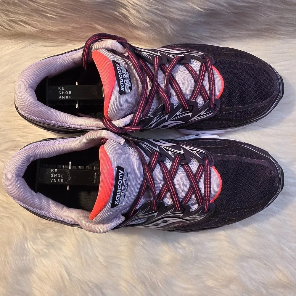 Women's Running Shoes Saucony Hurricane ISO Purple Pink Size 10 S10258-3